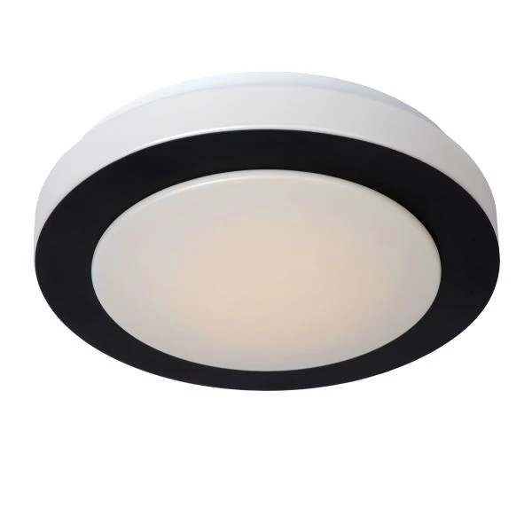 Lucide DIMY - Plafonnière Badkamer - Ø 28,6 cm - LED Dimb. - 1x12W 3000K - IP21 - 3 StepDim - Zwart - detail 2